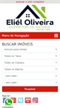 Mobile Screenshot of elieloliveiraimoveis.com